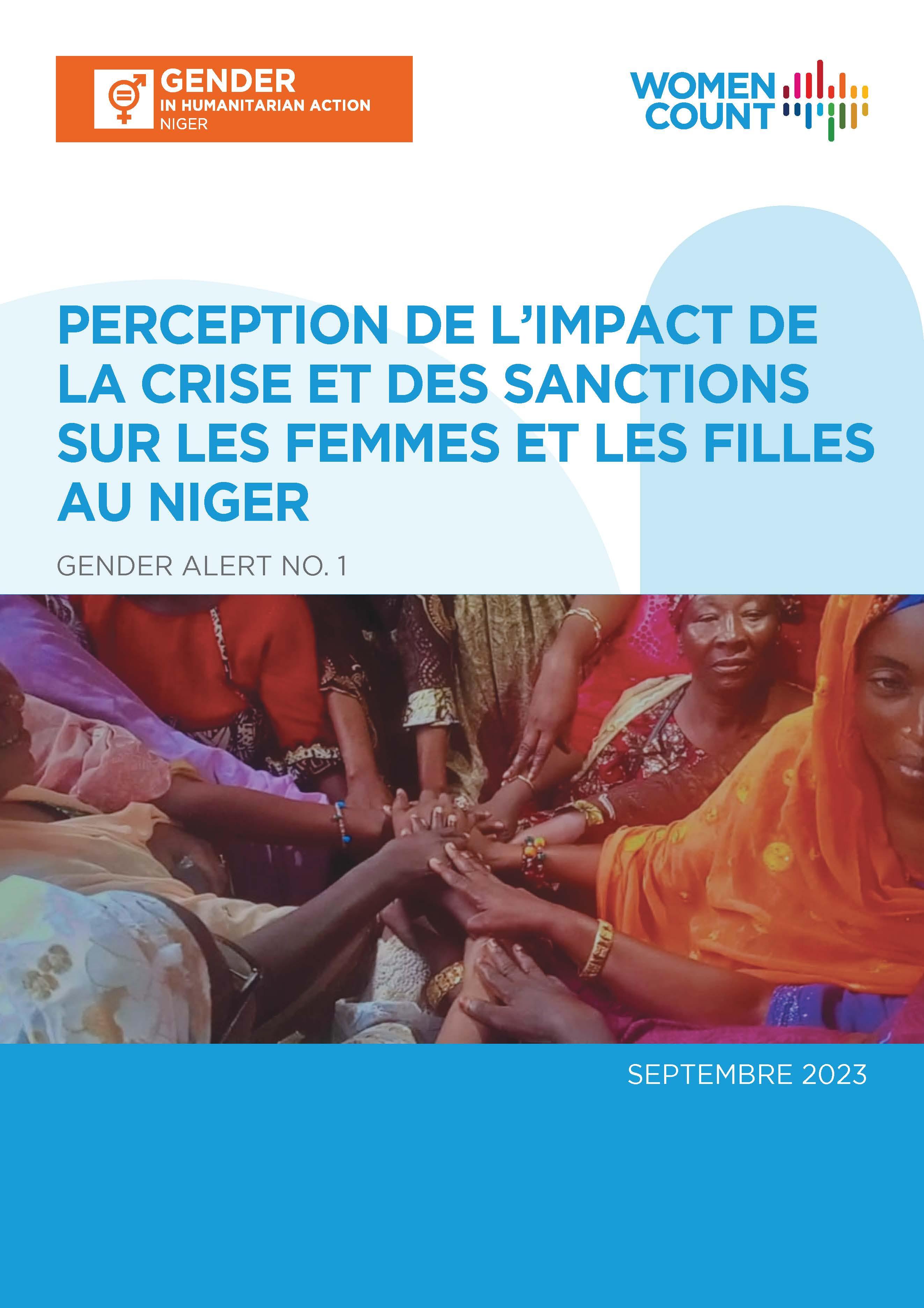Perception de l’impact de la crise et des sanctions sur les femmes et les filles au Niger