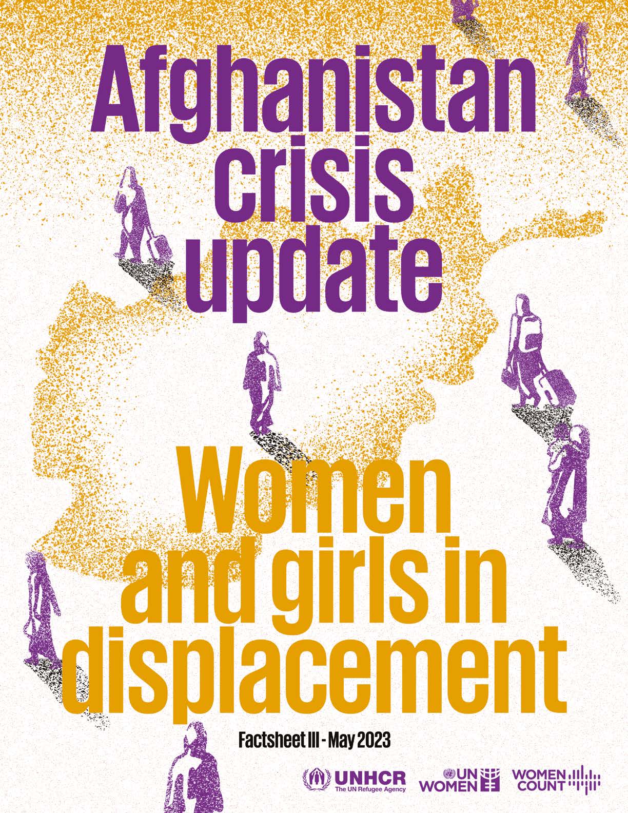 Afghanistan crisis update: Women and girls in displacement, factsheet ...