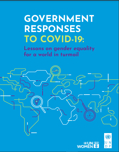 Government responses to COVID-19: Lessons on gender equality for a world in turmoil