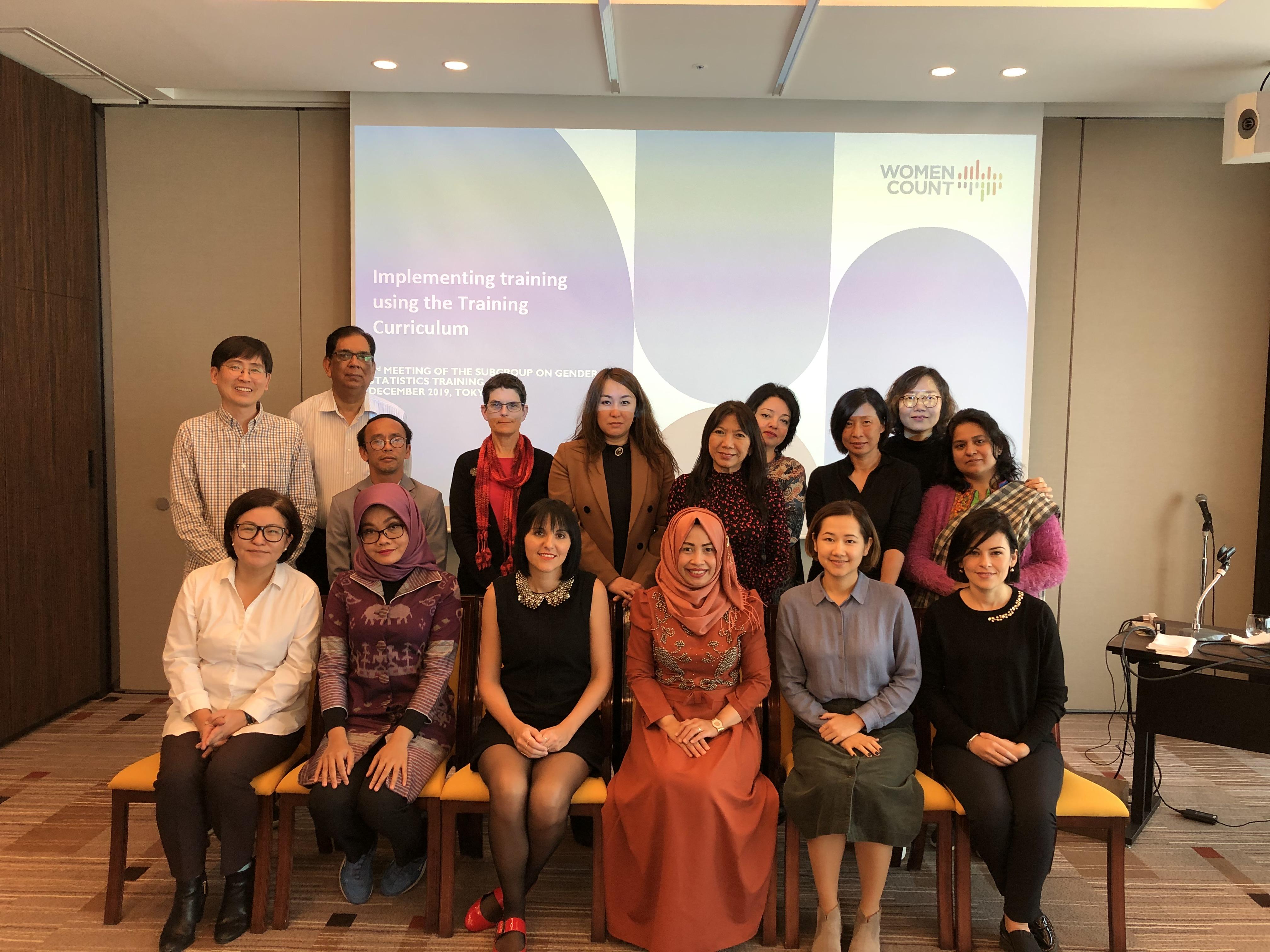 Third meeting of the Subgroup on Gender Statistics Training in Tokyo, December 4-6