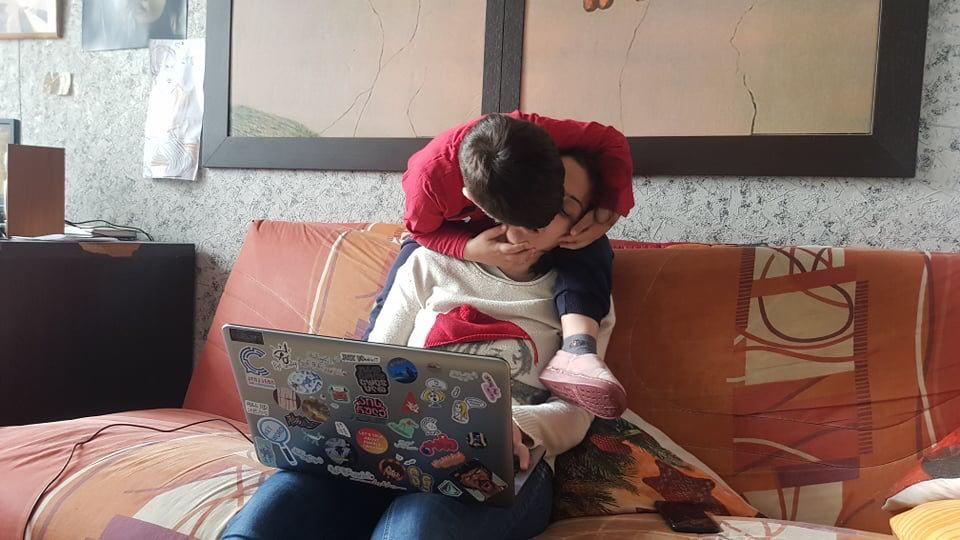 Irinka Aliashvili, Media Communication Project Manager working from home - Georgia. Irinka Aliashvili is one of the many women working from home during COVID-19. She remarks on the expactations from women to be both perfect mothers and employees and underlines the gendered aspects of domestic work. Photo: Irinka Aliashvili. Ipsos survey confirms that COVID-19 is intensifying women’s workload at home