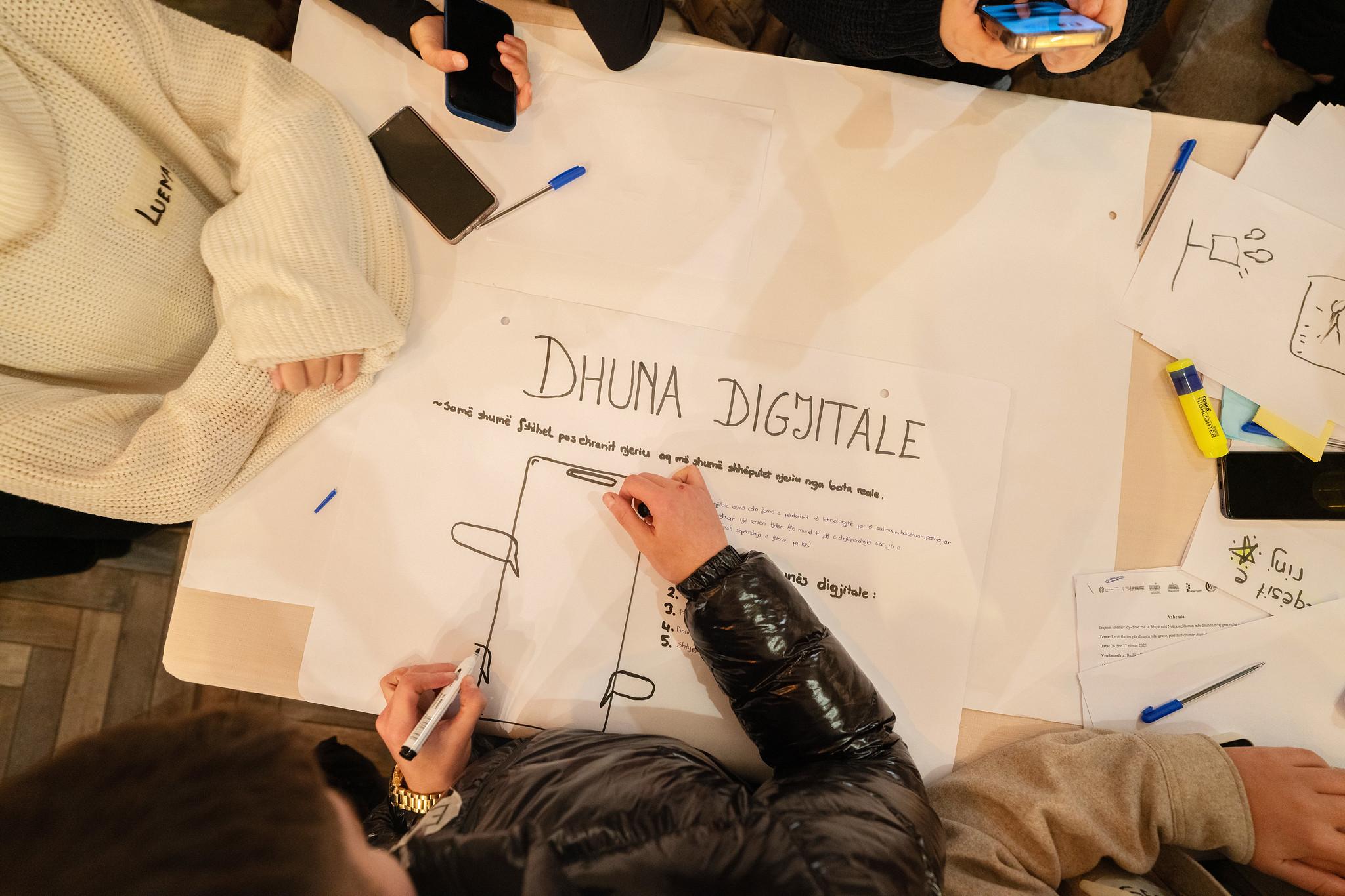 UN Women Albania supported a two-day youth boot camp themed “Let’s talk about violence against women, including digital violence”