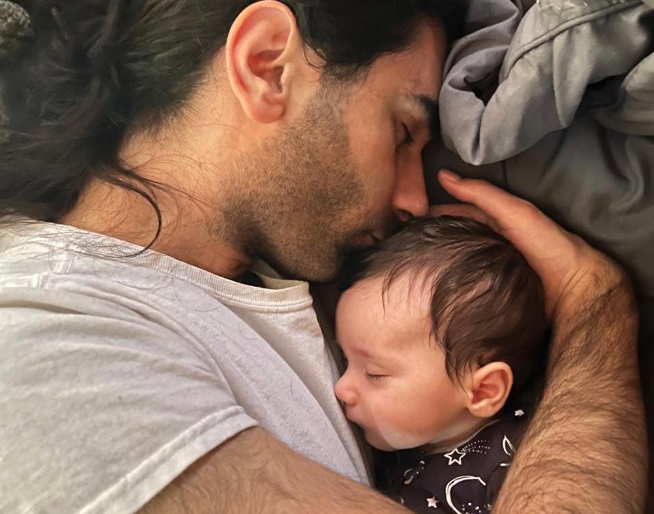 Avtandil Tsereteli takes pleasure in being an active caregiver for his only son, Alexandre. Photo courtesy of Avtandil Tsereteli. Avtandil Tsereteli takes pleasure in being an active caregiver for his newborn son. Photo courtesy of Avtandil Tsereteli.