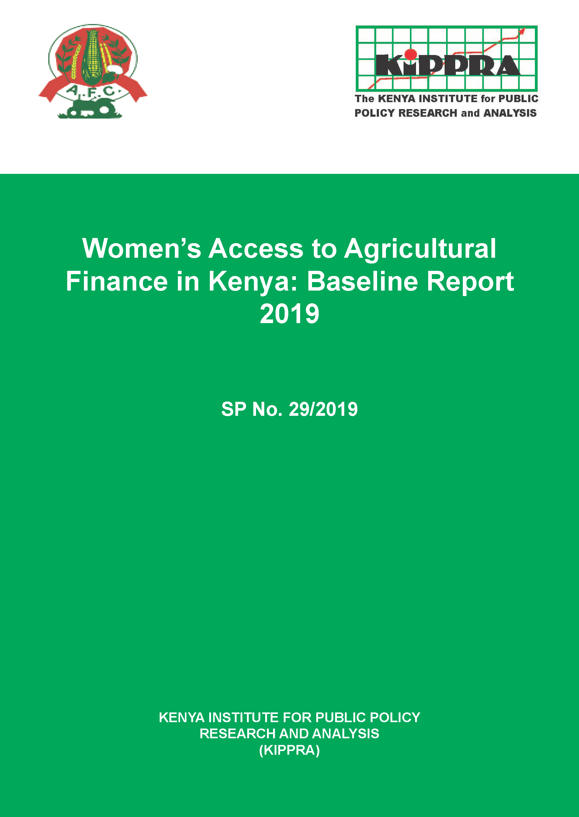 Kenya AFC Survey Baseline Report Kenya AFC Survey Baseline Report