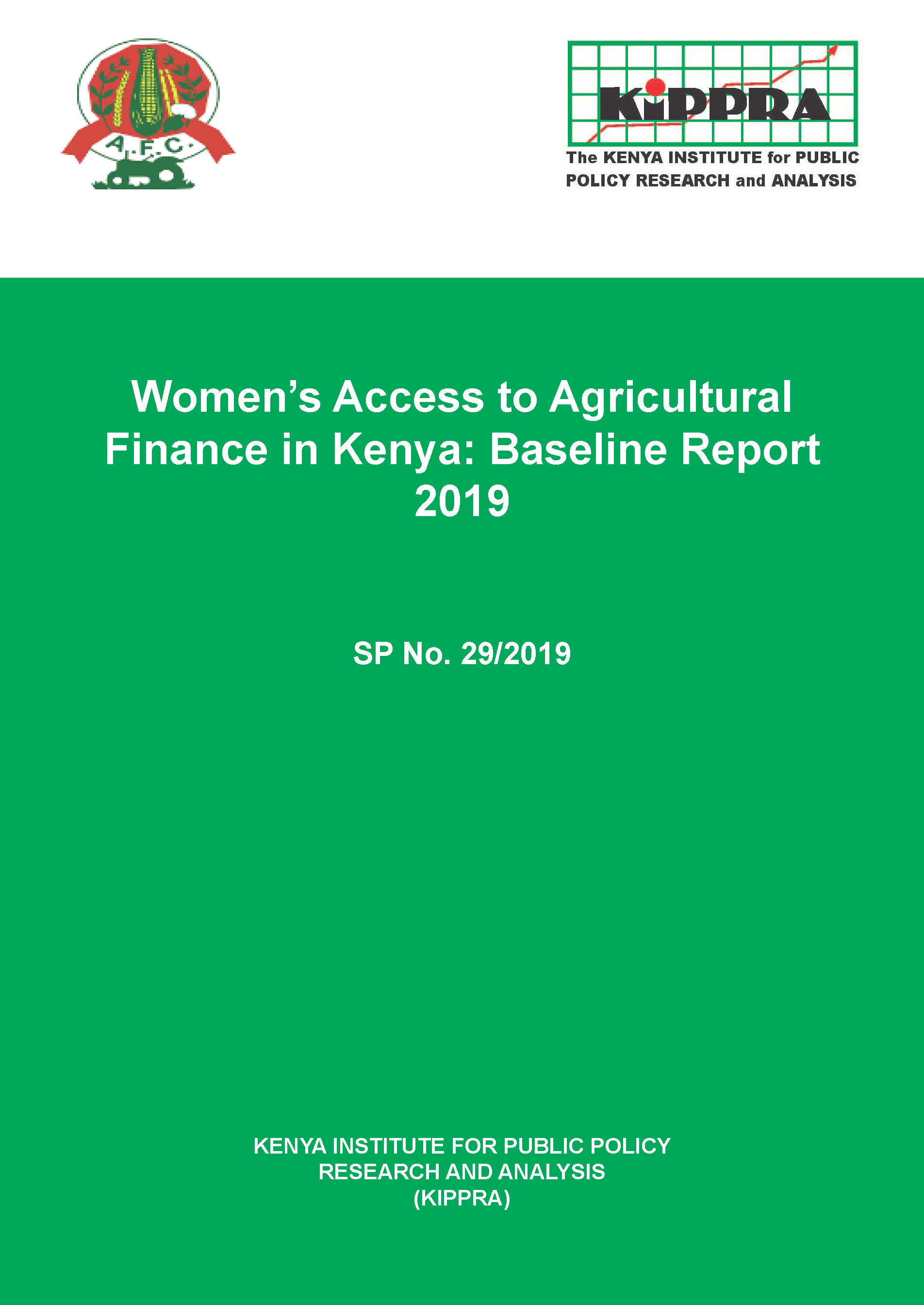 Kenya AFC Survey Baseline Report