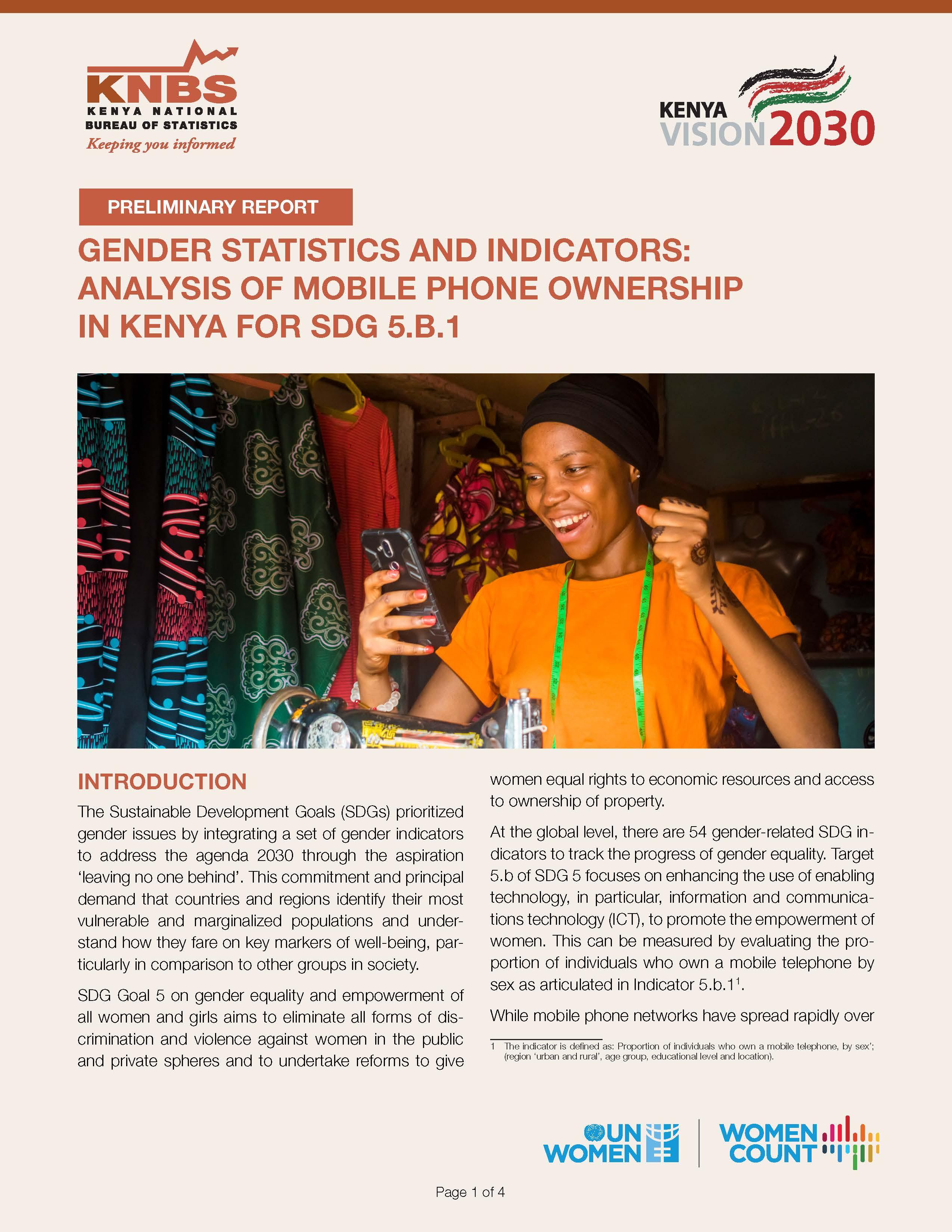 Gender Statistics And Indicators: Analysis Of Mobile Phone Ownership In ...