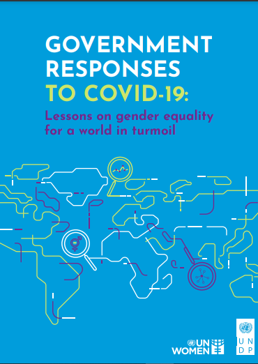 Government responses to COVID-19: Lessons on gender equality for a world in turmoil